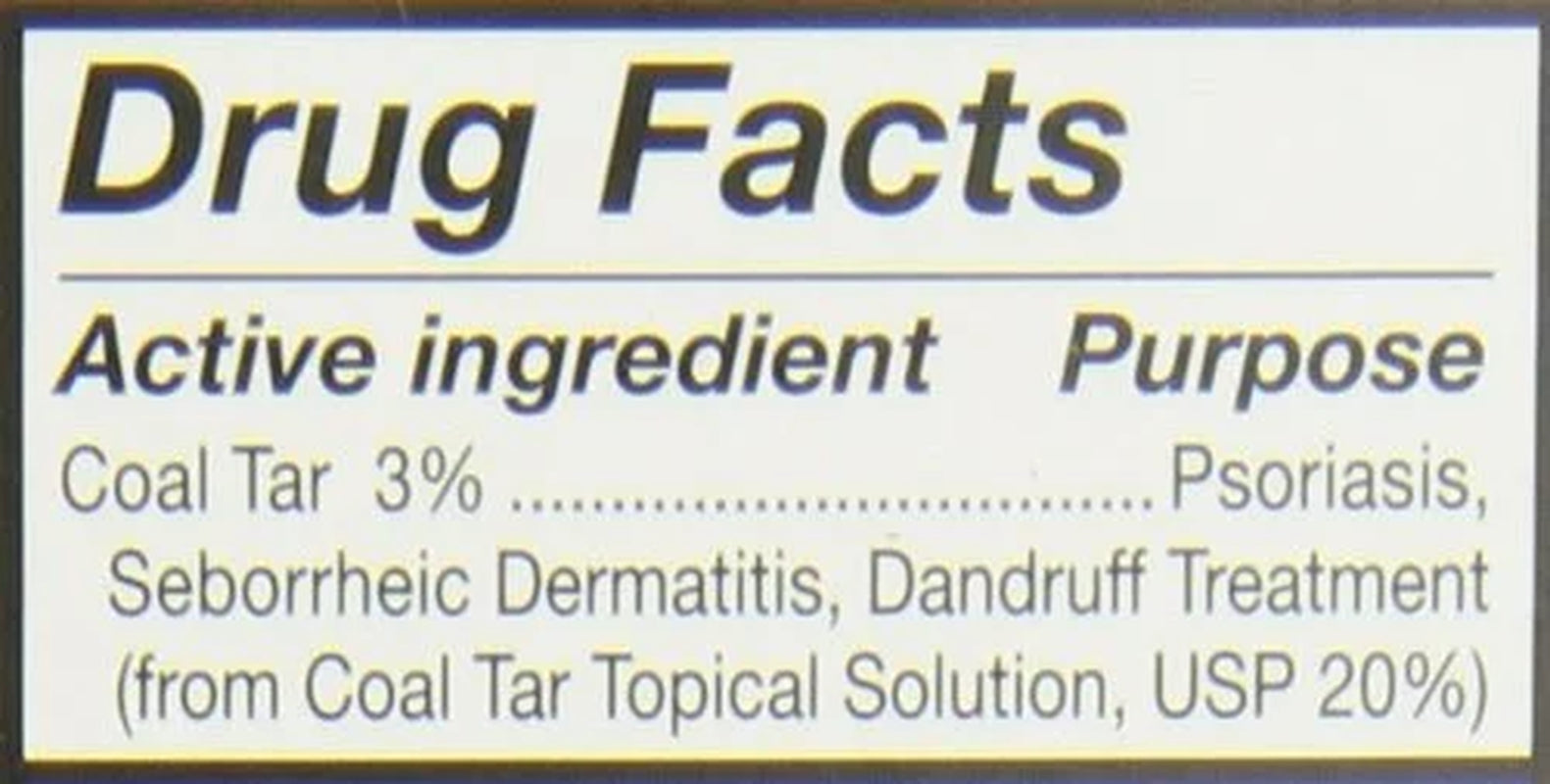 Medicated Conditioning Coal Tar Formula Dandruff Relief Daily Shampoo, 8 Fl Oz