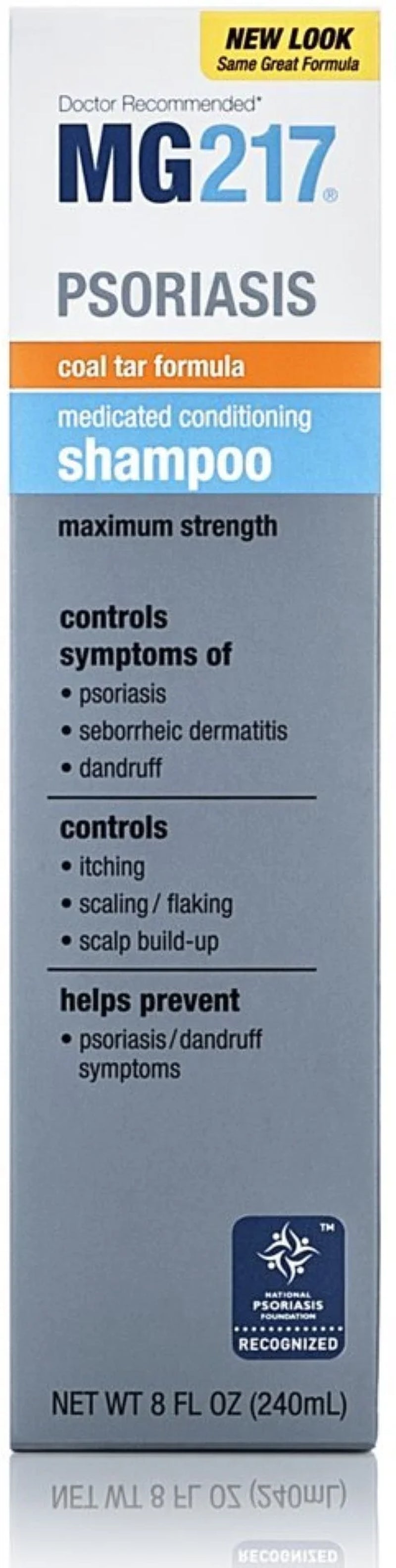 Medicated Conditioning Coal Tar Formula Dandruff Relief Daily Shampoo, 8 Fl Oz