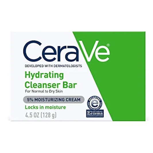 Hydrating Cleansing Bar for Normal to Dry Skin, 4.5 Oz, 3 Pack